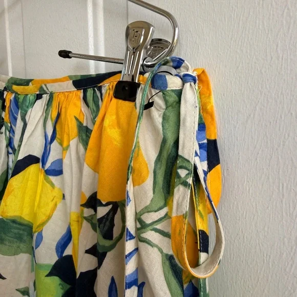 H&M | Lemon Print Mini Circle Skirt | Size‎ 6 | NWT - Picture 4 of 7